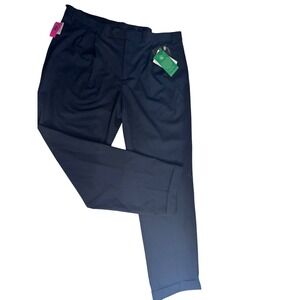 New! Lauren Ralph Lauren Men's Ultraflex Dress Pants Navy Classic Fit 40W x 32L